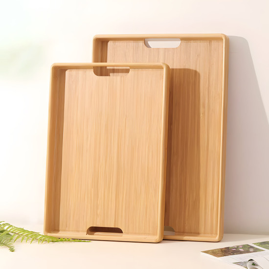 Wooden Tray Set 3 Pcs